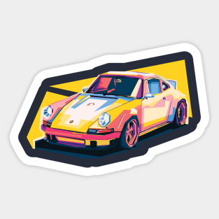 Porsche 930 Series 3 Sticker